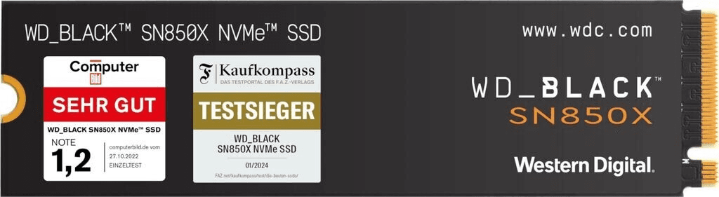 WD Black SN850X NVMe SSD